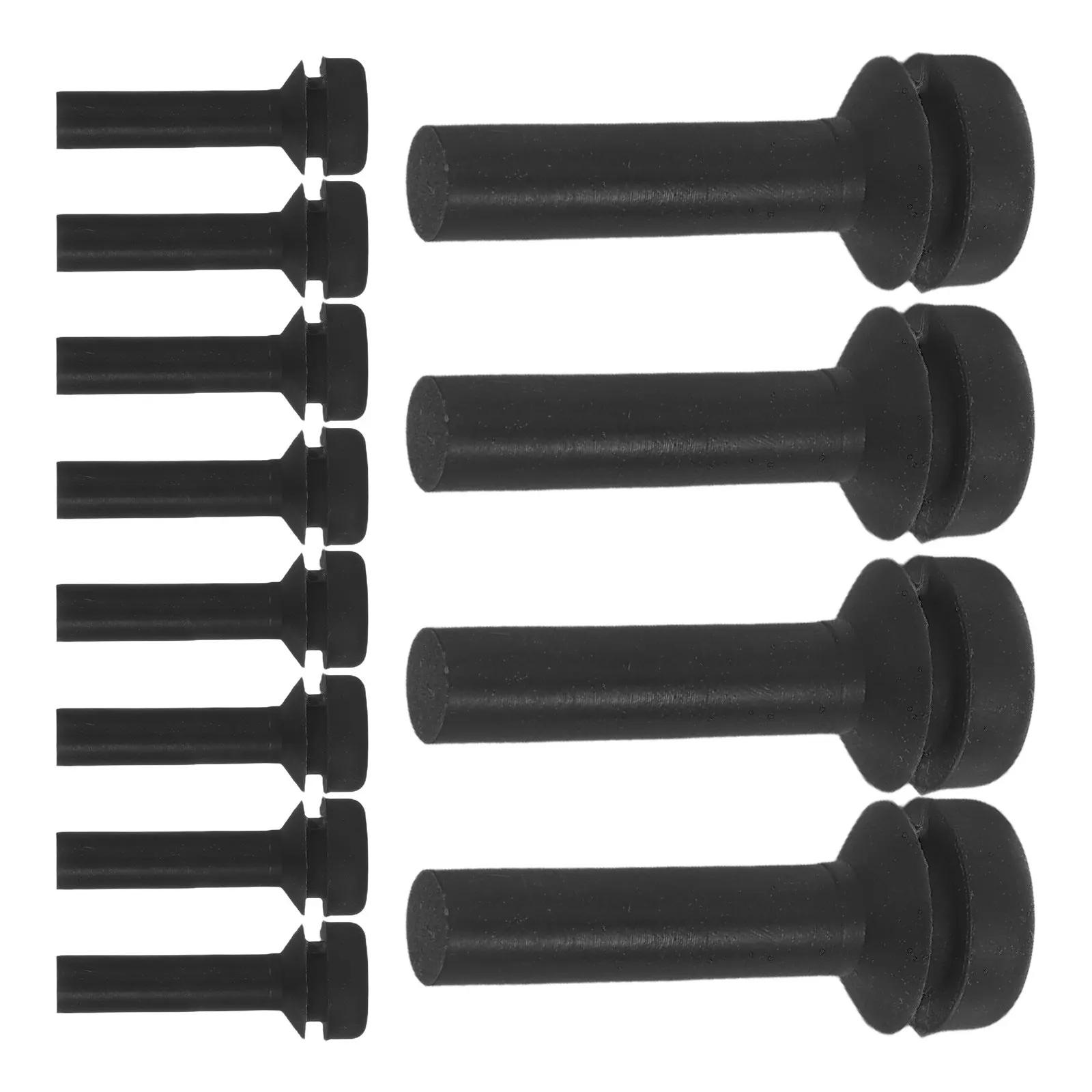 12Pcs Gas Stove Grate Rubber Feet Anti-Slip Replacement Protect Floors Reduce Noise Easy Clean for Home Commercial Kitchen