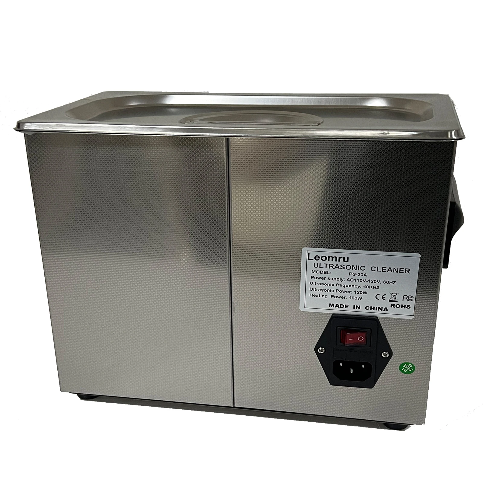 Leomru Tragbare Waschmaschine, digitaler Ultraschall, Schmuck, Uhren, Haushaltsgeräte