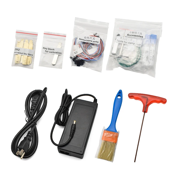 Machine automatique de découpe de clés de réservoir CNC 2M2, couleur noire, pour fabriquer des clés de voiture, outil de serrurier