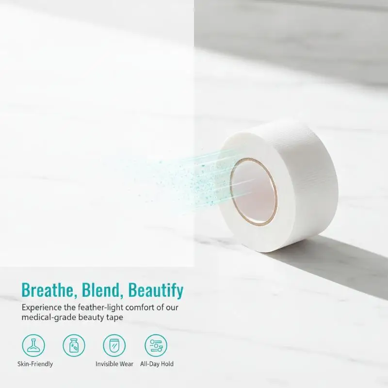 8M/Roll PE Facial Tape Professional Lift Wrinkles Cosplay Makeup Tape Breathable