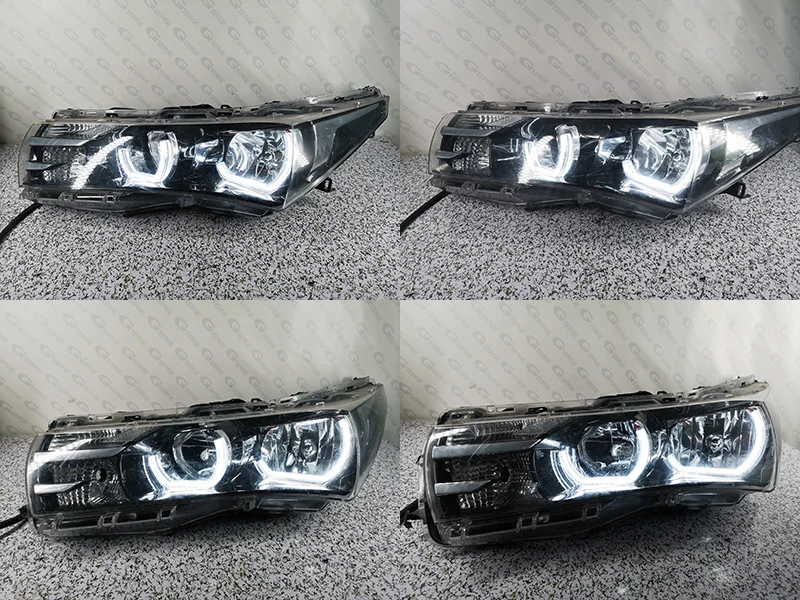 For Toyota Corolla ALTIS E17 E18 2013 2014 2015 2016 Ultra Bright Crystal DTM M4 Style Led Angel Eyes Kit Halo Rings Day Light