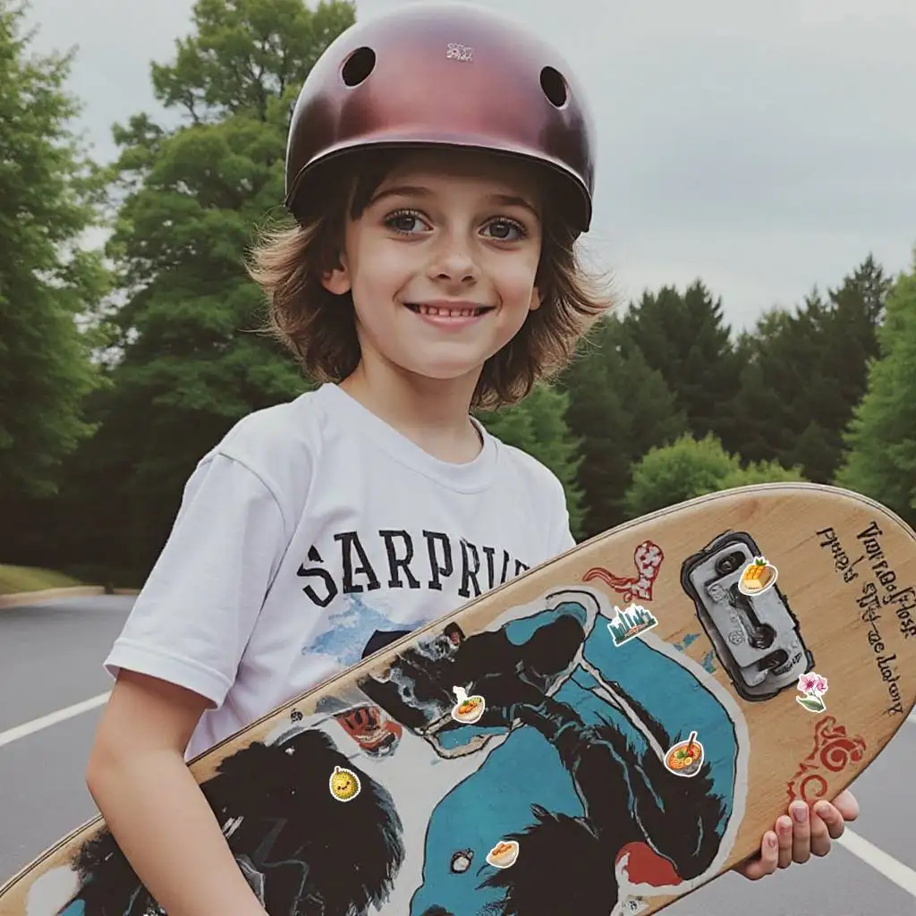 35 قطعة-50 قطعة ملصقات الطبيعة غريب الأطوار واقعية سيتي سكيب الغذاء ملصقات القرطاسية ملصقات لأجهزة الكمبيوتر المحمول دراجة نارية الأمتعة الهاتف #4