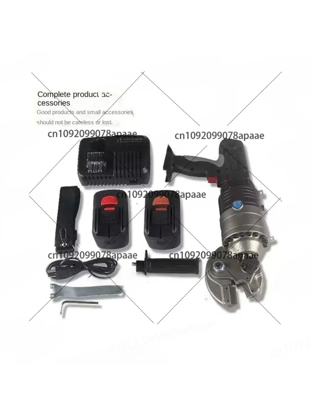 

18V Rechargeable Steel Bar Cutter Electric Handheld Shear Machine 4-20mm Quick Cutting Tool for Reinforcement