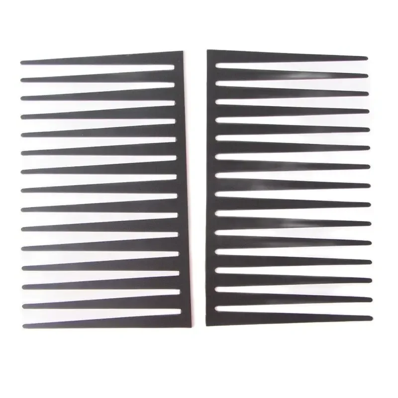 2PC 29*17cm Car Eyelashes Car Stickers Black PVC Car Headlight Eyebrow Stickers Body Stickers Exterior Accessories