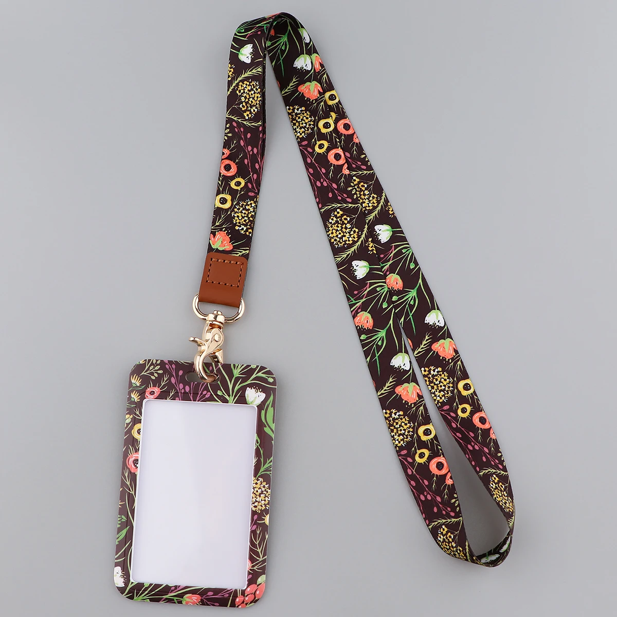 Small Leaves Neck Strap Lanyards for keys ID Card Gym Cell Phone Straps USB badge Holder DIY Phone Hanging Rope Flowers Lanyard