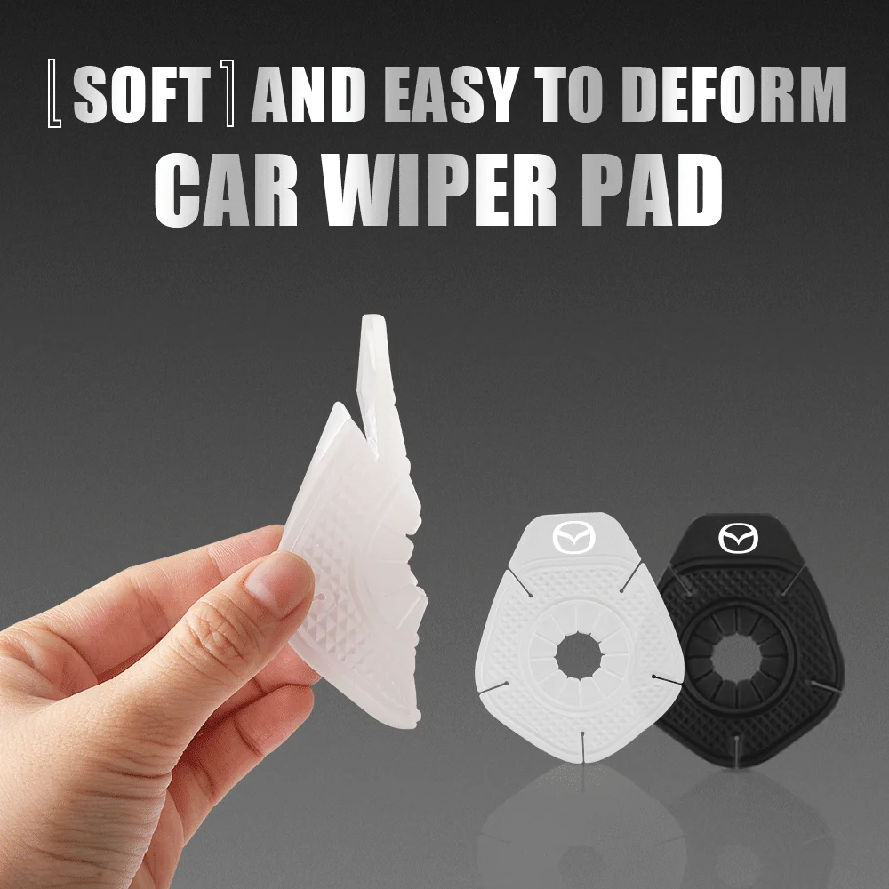 2Pcs Car Windshield Wiper Arm Bottom Hole Protective Cover For Mazda CX-3 Bk GL CX-8 CX-5 MS Speed 6 2 3 CX30 MX-5 Accessories