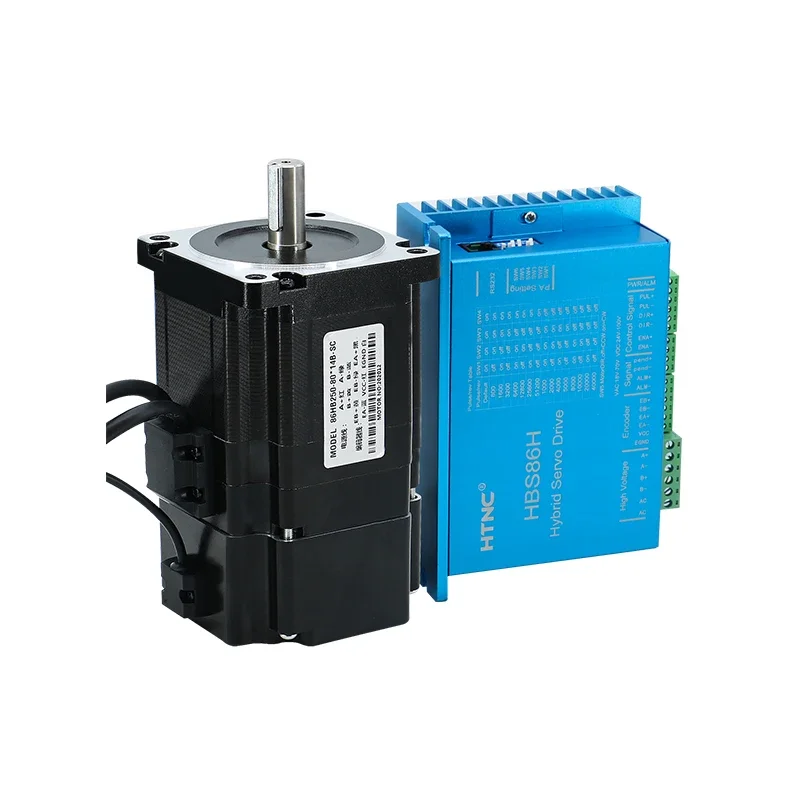 Nema 34 12Nm 8.5Nm 4.5Nm，Closed Loop Stepper Motor with Brake Hybrid Servo Driver HBS86H DC Motor Kit