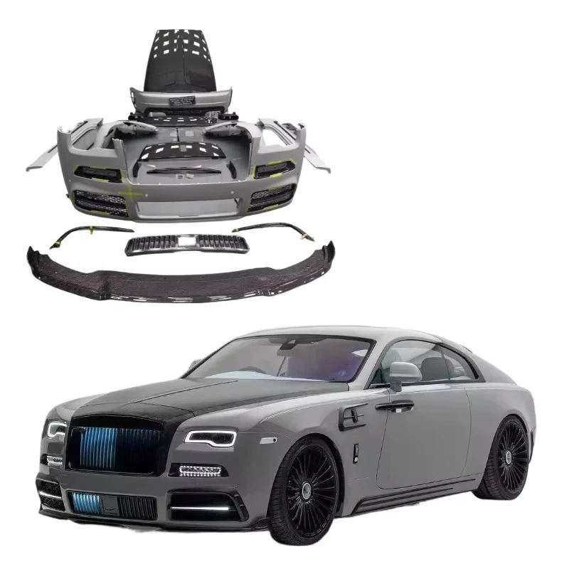 High Quality Carbon Fiber MSY Style Body Kit for Rolls-Royce Wraith Dawn Front Bumper Rear Bumper Rear Spoiler Hood
