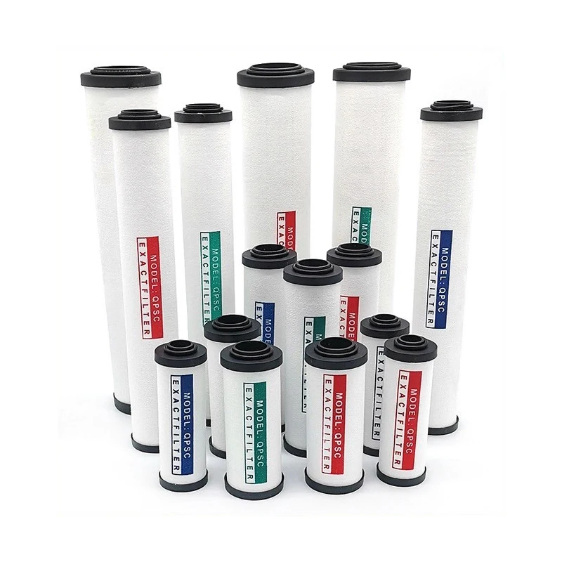 خرطوشة فلتر دقيقة للهواء المضغوط 015 024 035 060 فلتر ضاغط الألياف الزجاجية عنصر C Q P S #2