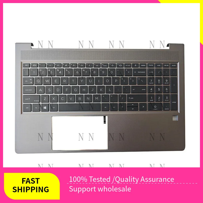 

YUZG новый для HP ZBOOK Power 15 G9, упор для рук с клавиатурой, белая подсветка, серый N06912-001