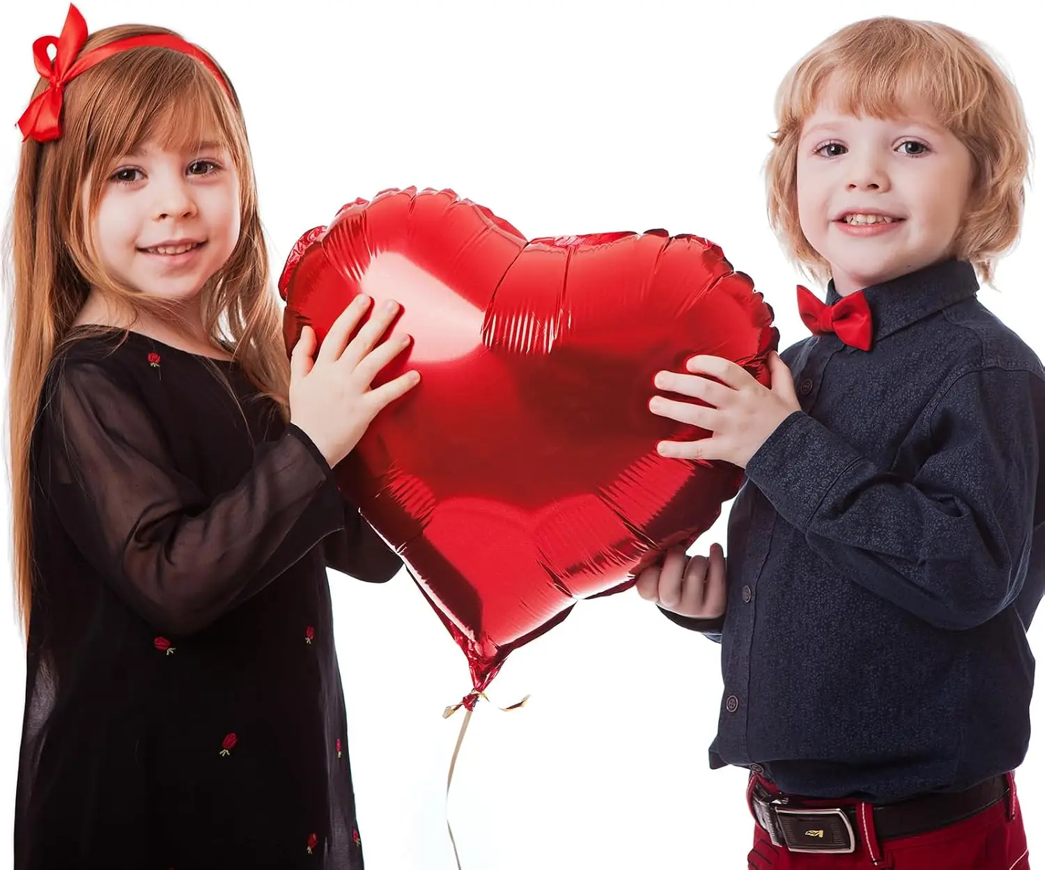 5-30 Stück 18 Zoll Große Herzförmige Rote Folienballons für Valentinstag, Hochzeit, Jubiläum, Verlobung und Dekoration – Detail 7