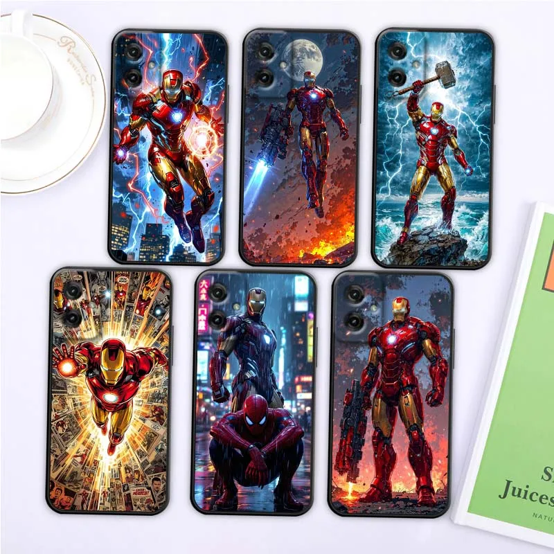

Marvel Iron Man Cool Art Hot Phone Case For Motorola G85 Edge 50 G24 G35 G14 G04 40 G72 G34 G31 G Stylus G54 G13 G32 5G Black