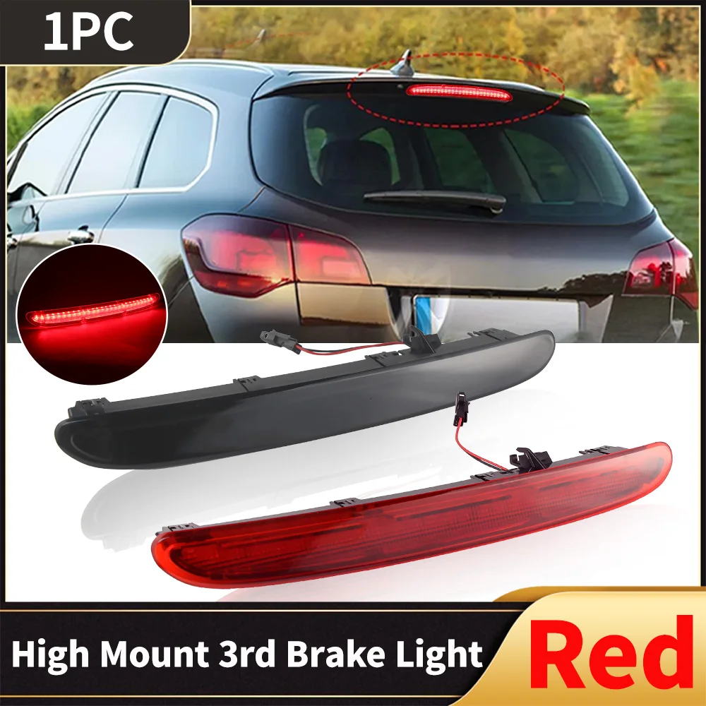 1PC OEM# 13372164 LED High Mount 3rd Third Brake Stop Light For Opel Vauxhall Astra J 5D 12V Hatchback Additional Brake Lights