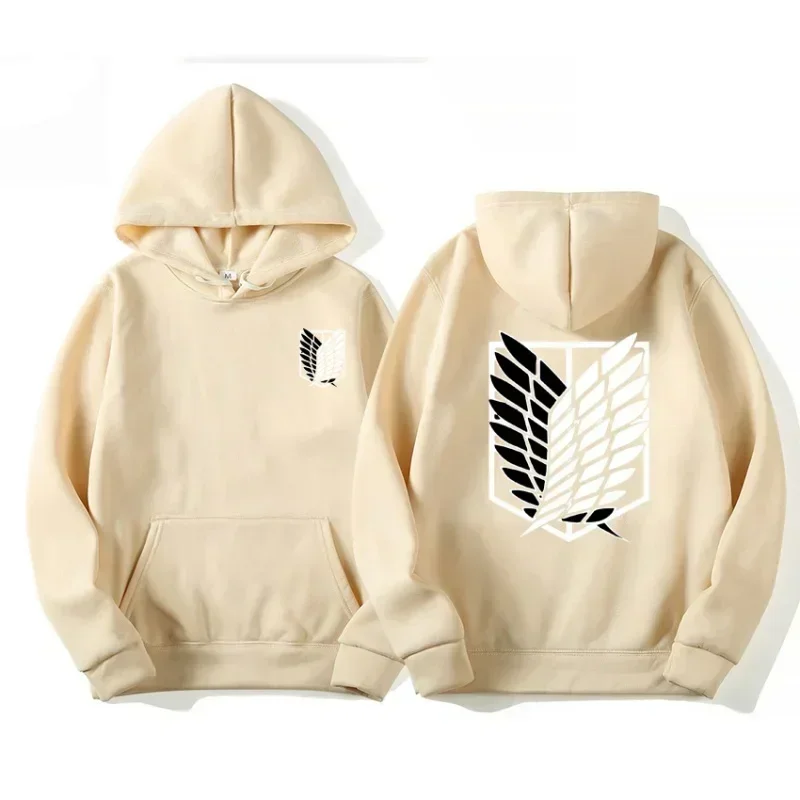 Sudadera informal de Anime japonés Attack On Titan Men Dies Autumn, jersey de chándal, sudaderas de hip hop