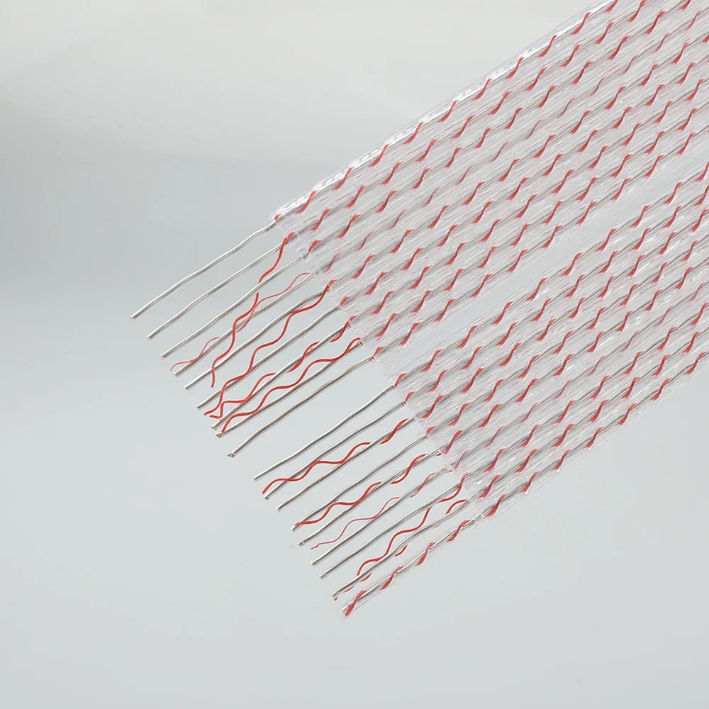 Neues Nordost FC02ag versilbertes flaches Lautsprecherkabel im nordischen Stil, flaches High-End-Lautsprecherkabel unterminal