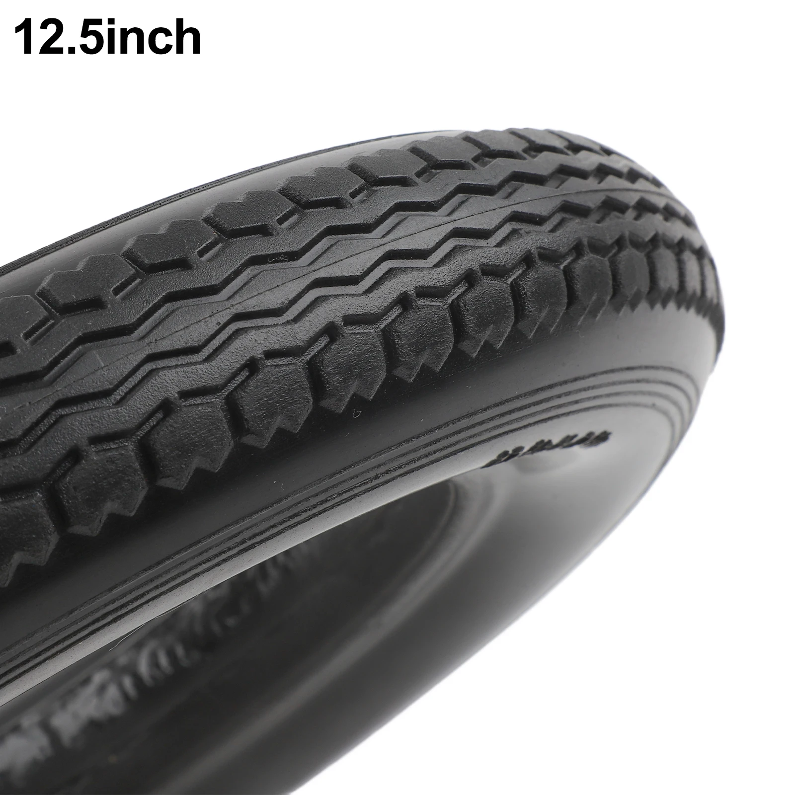 

Tire for Bicycles Solid Construction at a Size of 12 5inch with Special Grip Lines to Avoid Slipping During Rides