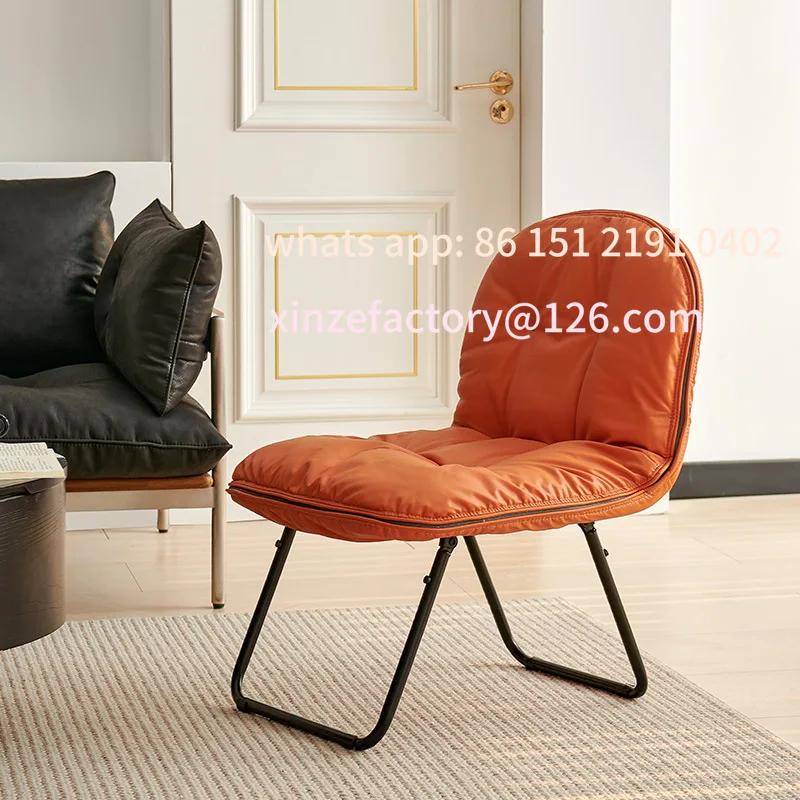 

Customizable Winter Folding Single Sofa Chair Living Room Leisure Chair Bedroom Backrest Chair