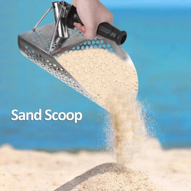 ABRE-Long Handle Sand Shovel, Heavy Duty Metal Detecting Sand Shovel, Handheld Sand Shovel For Underwater Treasure Hunting