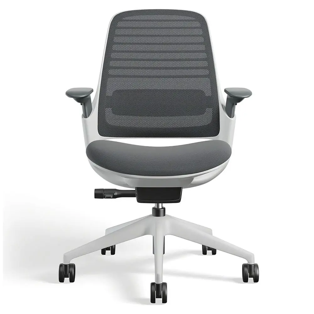 

Series 1 Office Chair Ergonomic Work Chair with Wheels for Hard Flooring Helps Support Productivity WeightActivated Controls, B