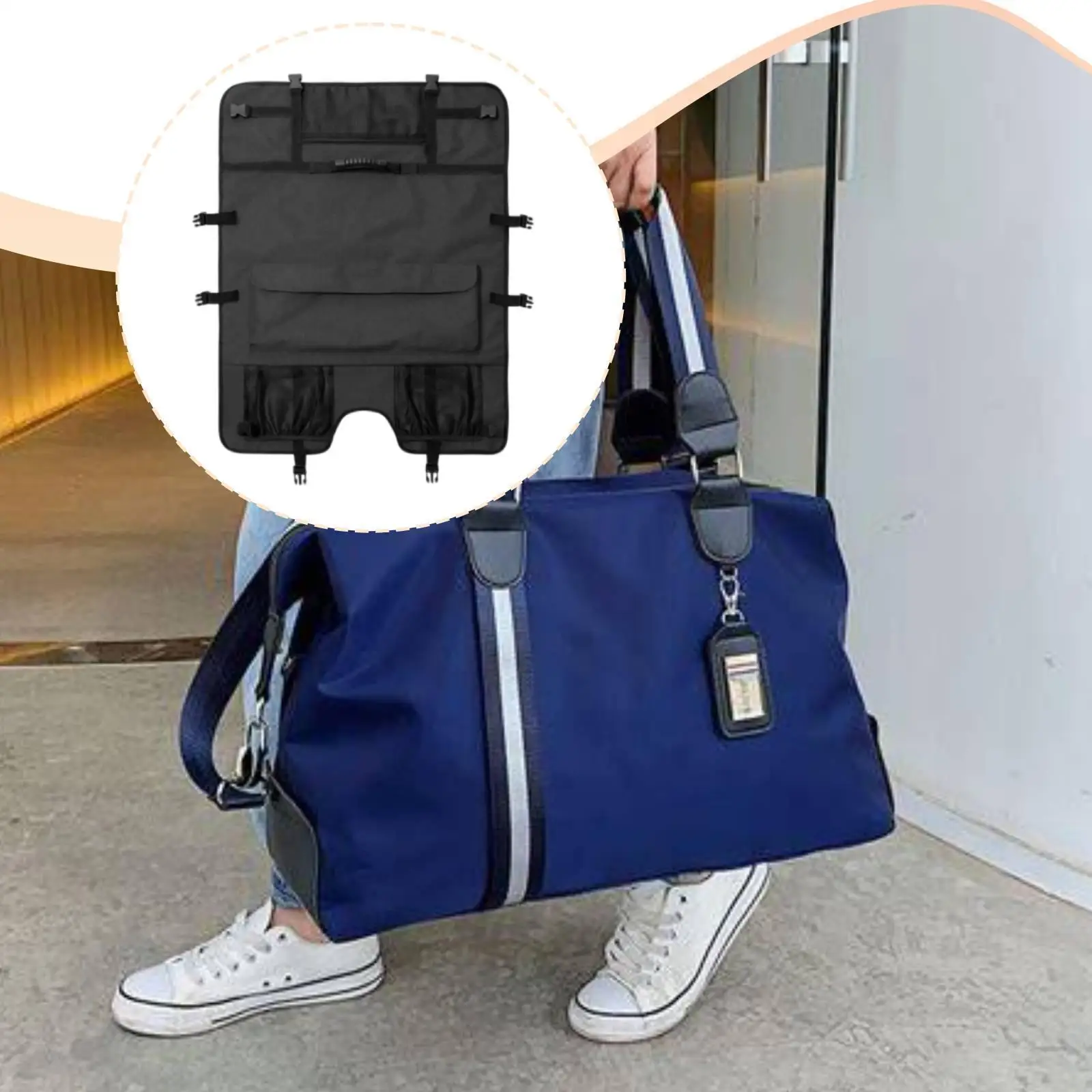 27 inch Monitors Carrying Case Storage Bag with Velvet Lining Dust Cover Travel Bag