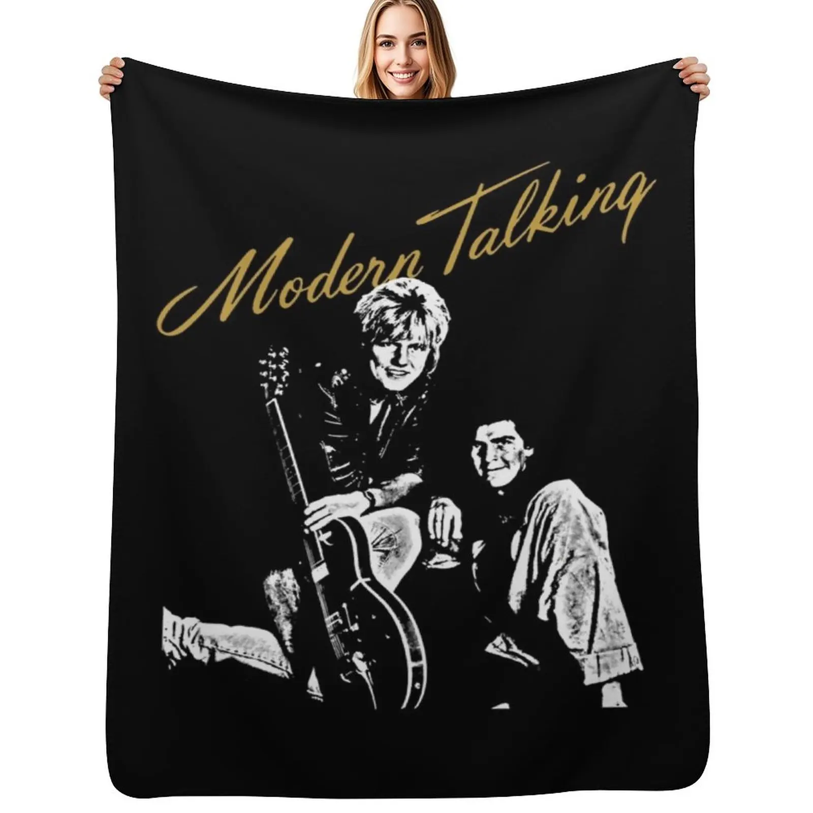 

The Original Modern Talking Merchant Throw Blanket Warm Comfortable Blanket Gift for Parents Friends