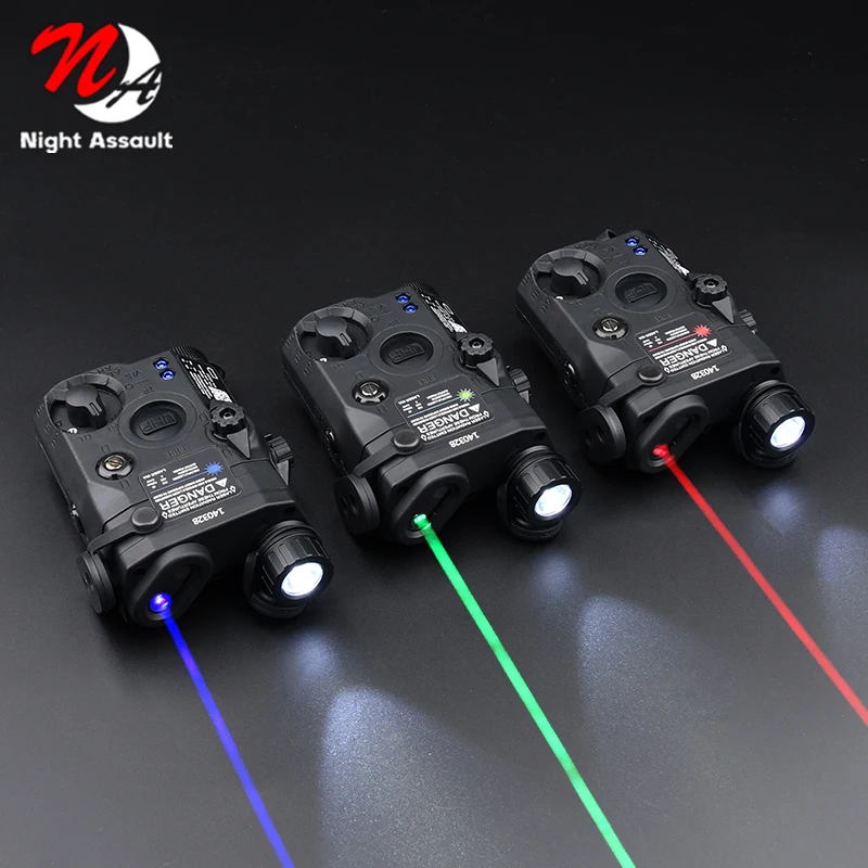 

PEQ anPEQ PEQ15 Red Green Laser Version Tactical Red Green Blue Dot/White LED Laser Device ar15 Hunting torch airsoft Indicator