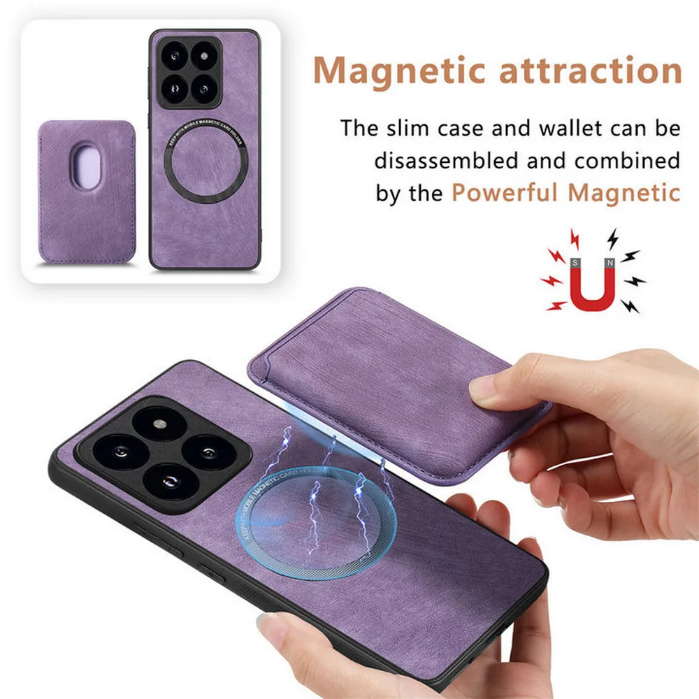 Honor X7D 5G 4G 2025 حافظة فاخرة 2In1 بطاقة جلدية قابلة للفصل Funda لهواوي Honor X7D غطاء خلفي مغناطيسي Honor X7D X7 D Etui