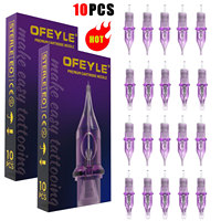 10pcs Tattoo Cartridge Needles Disposable Needles Rl Rs Rm M1 Series For Tattoo Machine For Eyebrow Eyeliner Permanent Makeup