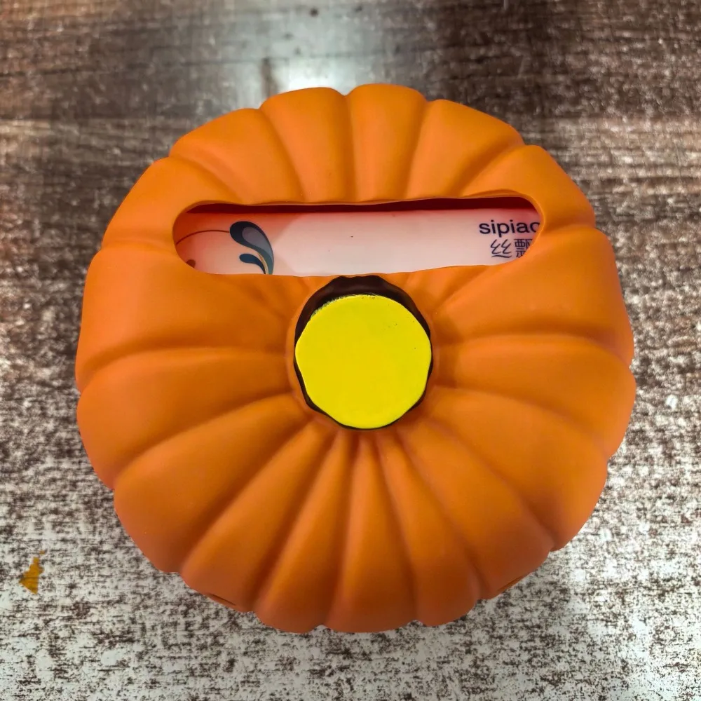 

Halloween Pumpkinn Tissue Box Model Toy Gnash Pumpkin Paper Storage Box Decorative Collectible Pumpkin Ornament Decoration