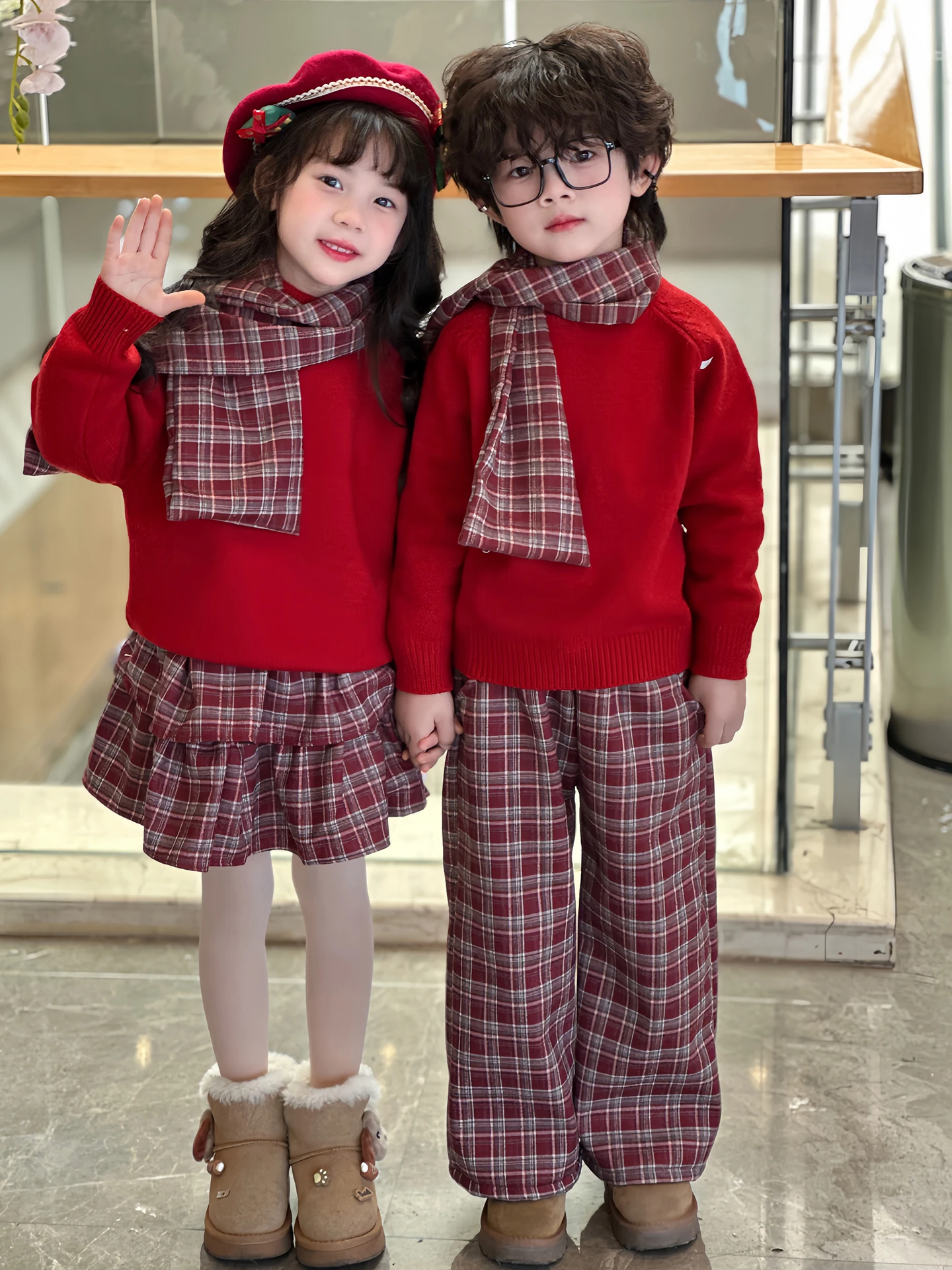 ropa-de-invierno-para-ninos-calida-a-cuadros-traje-rojo-de-ano-nuevo-conjuntos-combinados-para-hermanos-ninos-y-ninas-tradicional