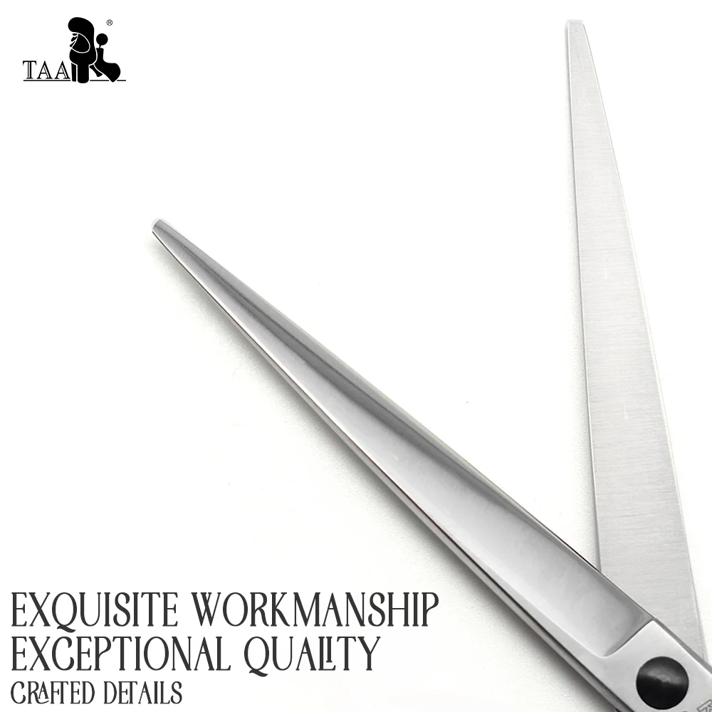 TAA Dog Scissors Professional Pet Grooming Shears 440C Alloy Steel Handmade Scissors for Dog 7/7.5 Inch Straight Shear K-70/K-75