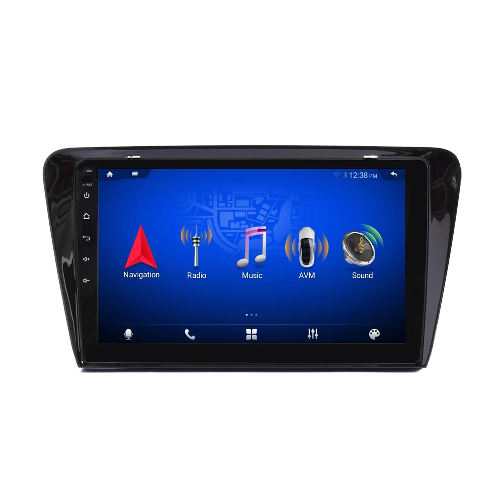 Android Car Radio Stereo 10.1 inch GPS Navigation For Skoda Octavia 2015-2018 Car Multimedia Player with Carplay