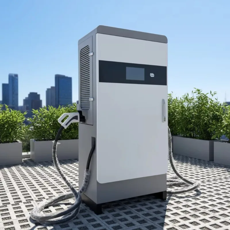120kw 160kw High-Power EV Charging Station 250A Phase 3 Car Charger with 5m Cable Floor-Mounted for Electric Car