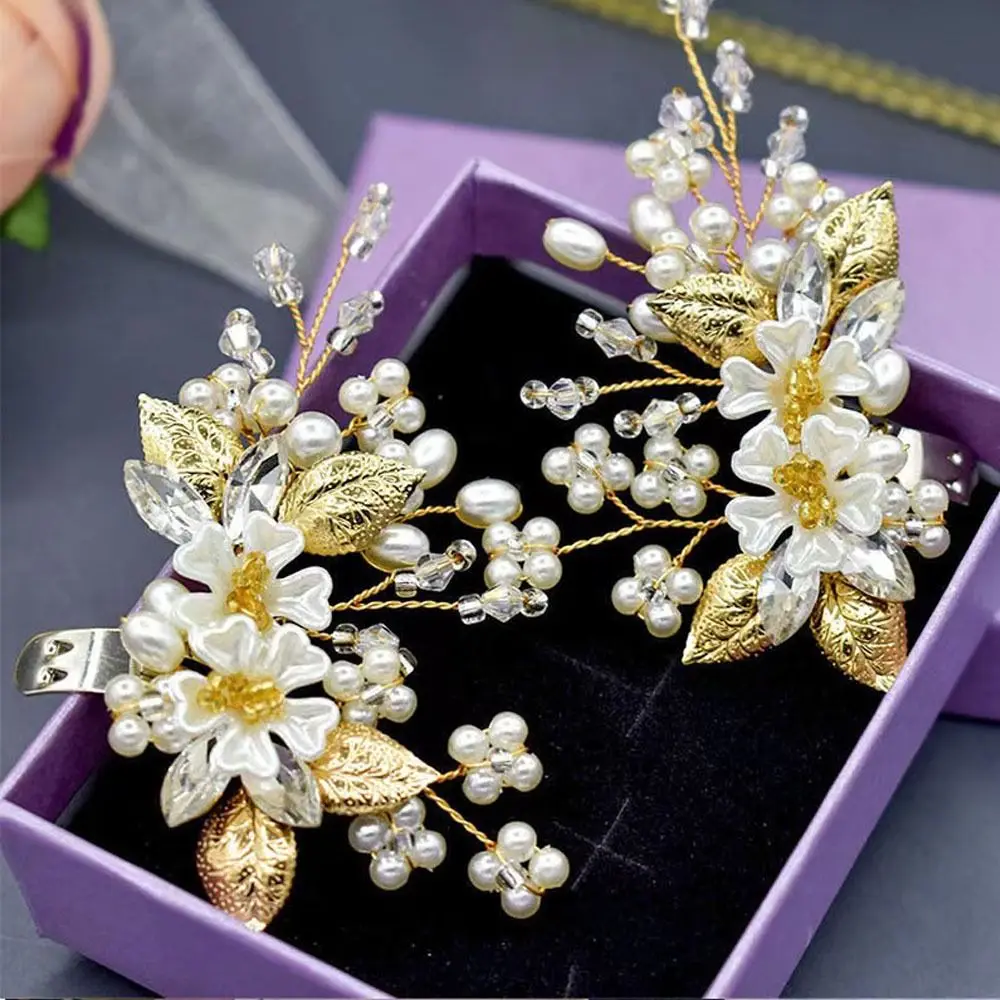 1 Pair Rhinestone Shoe Clips Buckles Crystal Flower Shoe Charms Ornaments Wedding Party Boots Decoration for Women Girls