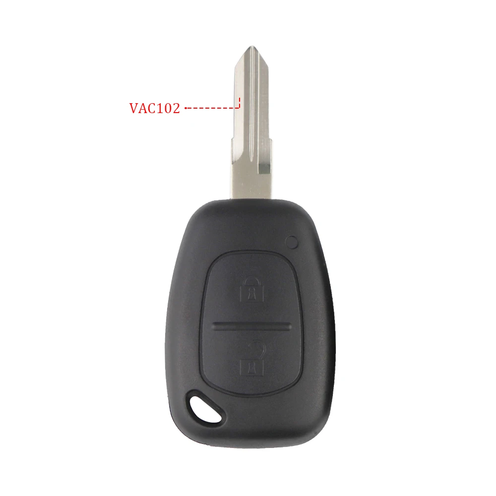 Carcasa de llave de coche para Renault Trafic Master 2, Vivaro Movano, Kangoo, Transmister, CLIO, SCENIC, Vauxhall, Opel, NE73, VAC102, hoja sin