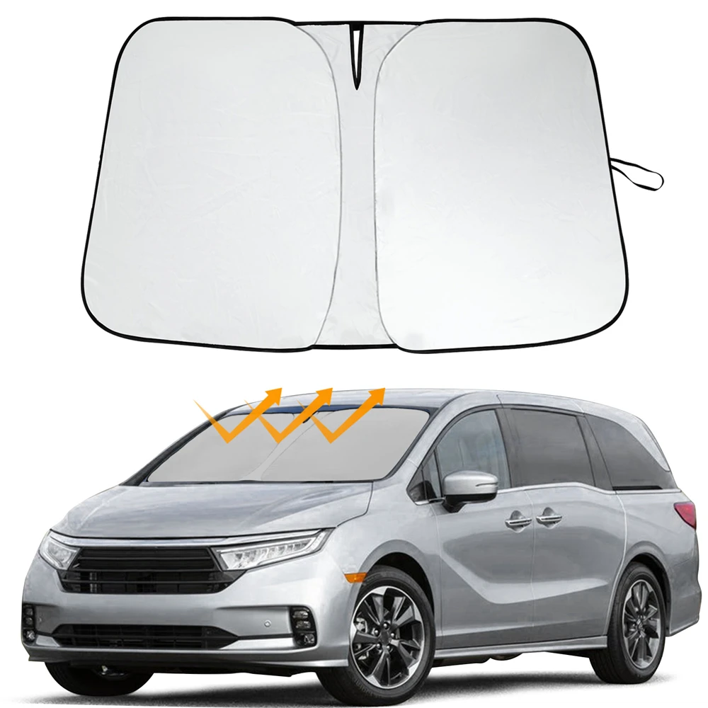 

Car Windshield Sun Shade UV Block Shield Cover Protect for Honda Odyssey 2018 2019 2020 2021 2022 2023 2024 2025Car Accessories