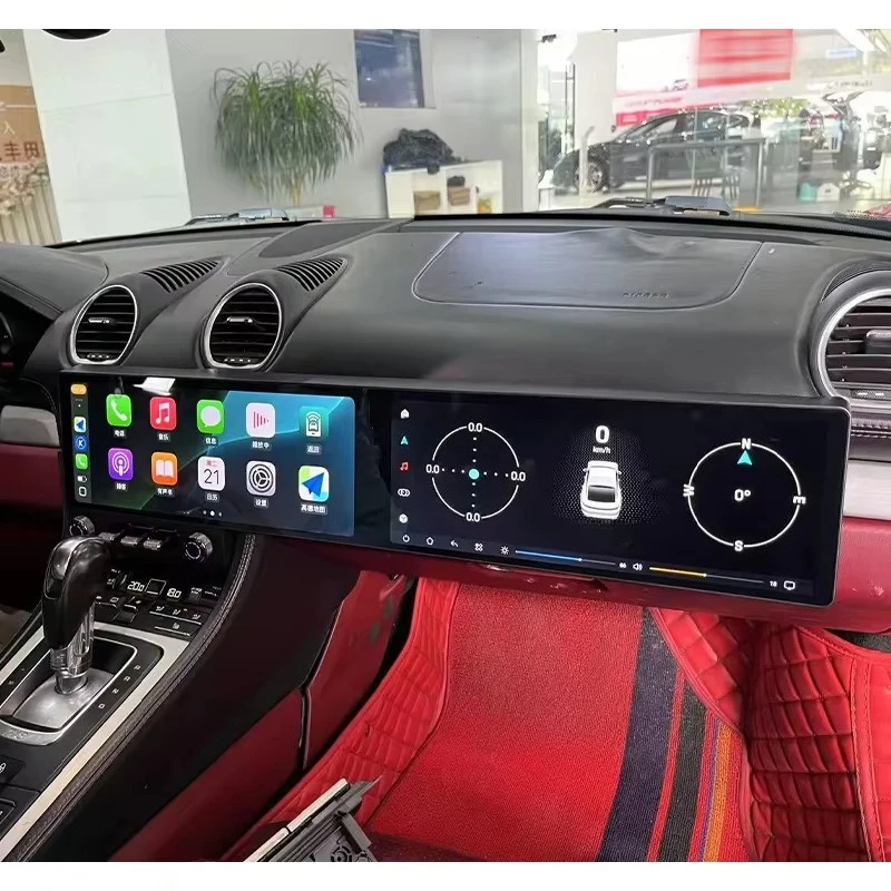 

Car Modification Upgrade Central Control Dual Screen Android Multimedia for Porsche
