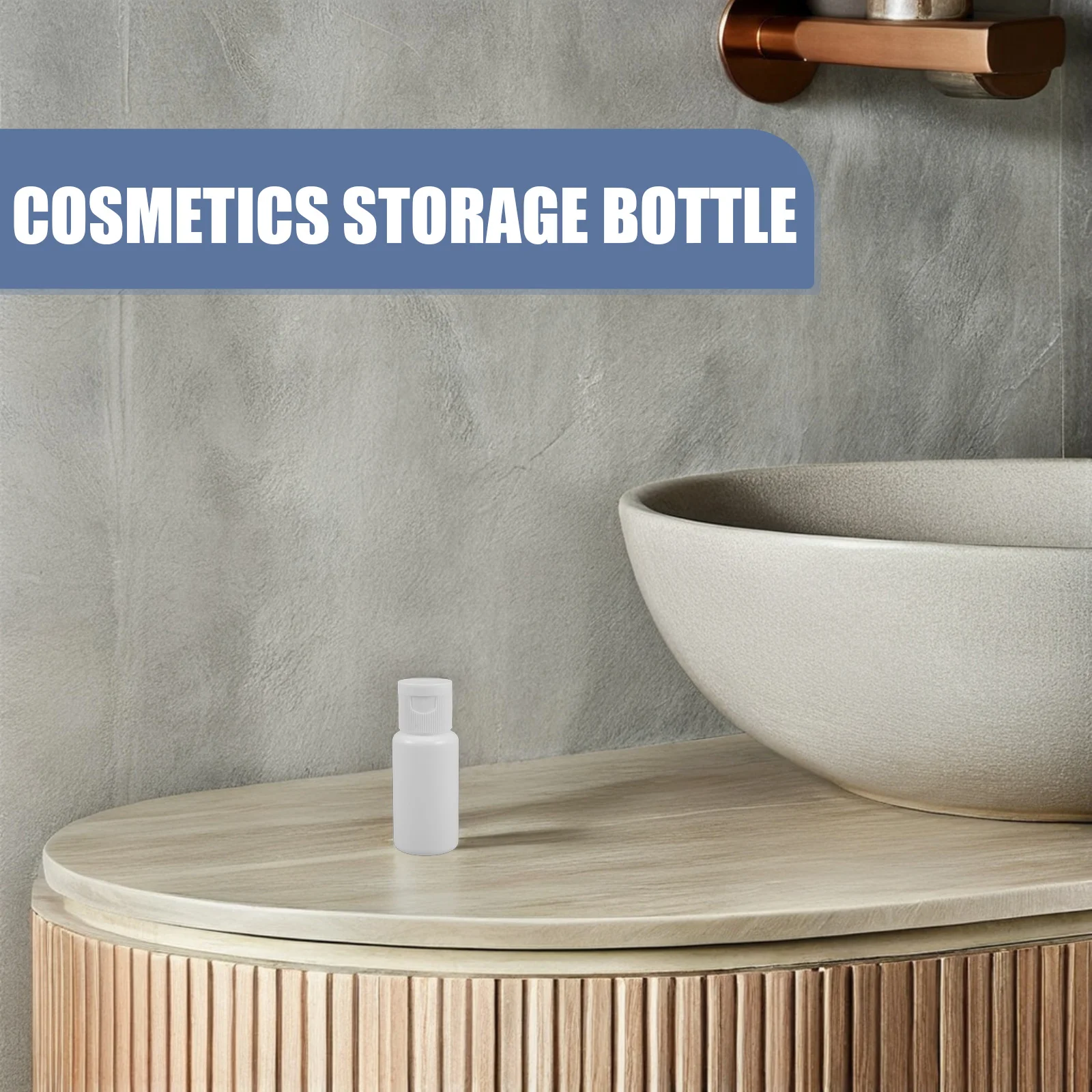 5 stuks flessen 20 ml hervulbare flip-dop draagbare reiscontainers reisformaat lotion shampoo vloeibare verpakking