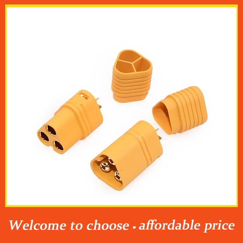 

Xm 1pc new 3-pin 3.5mm MT60 Connector Plug Adapter Plug For RC Model Battery Control Parts ESC Motor Accessories