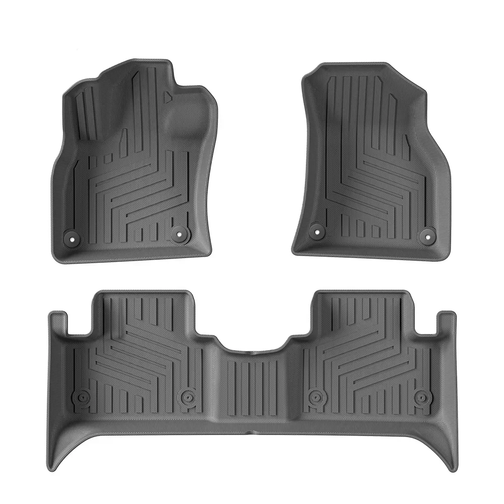 TPE 3D Contour Auto Vloermatten + Cargo Liner + Kofferbak Pad voor Lynk & Co 01 2WD 2022-2025 LHD - Aangepaste pasvorm All-Weather Geurloos Niet