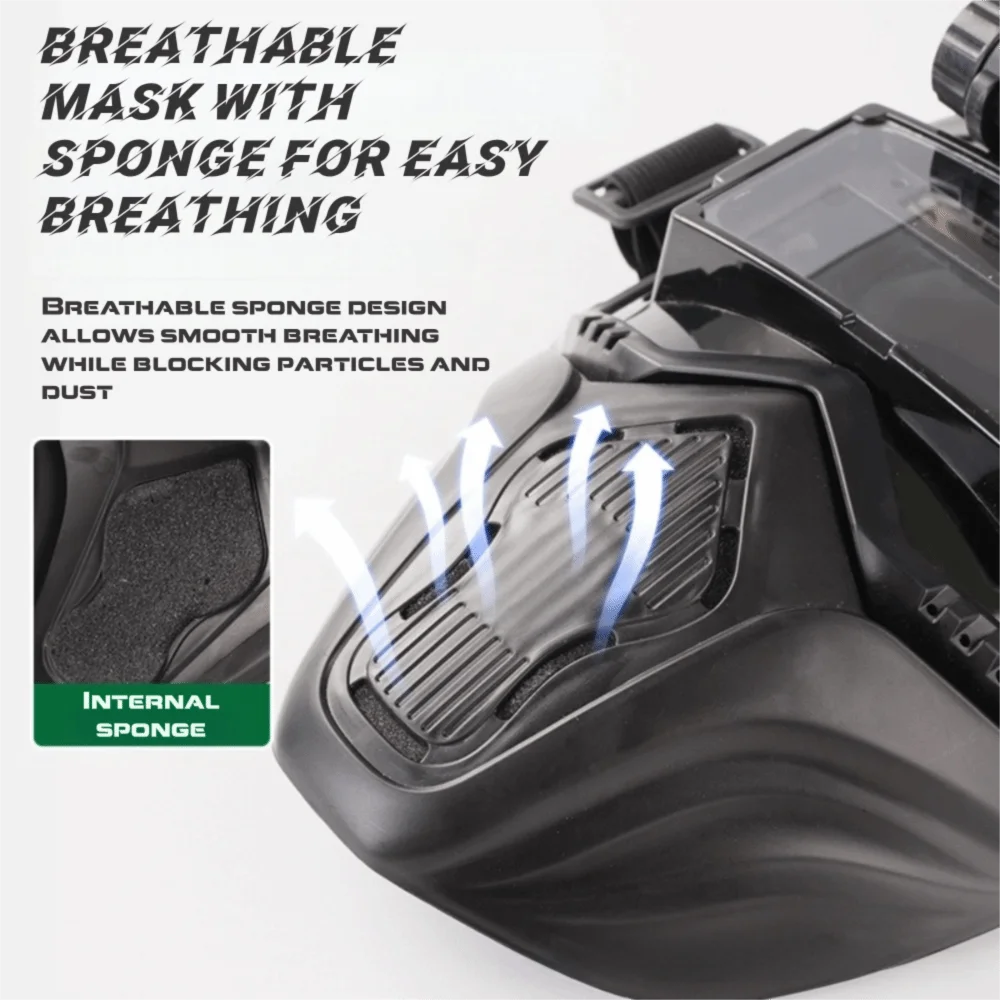 Auto Darkening Auto Darkening Welding Helmet Split Type Integrated Type Welder Protector Helmet Equipped with Headlights