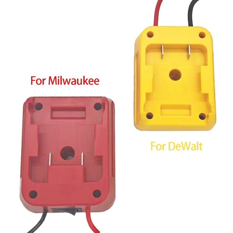 

Converter I/O Switch 30A Fuse for Dewalt for Milwaukee 18V 20V Lithium Battery Parts External Power Supply DIY Connector Adapter
