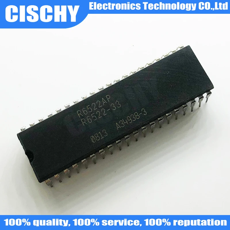 1 шт./партия, R65C22P2 R65C22 6532P R6532 R65C02P3 R65C02 R6522P R6522 DIP-40