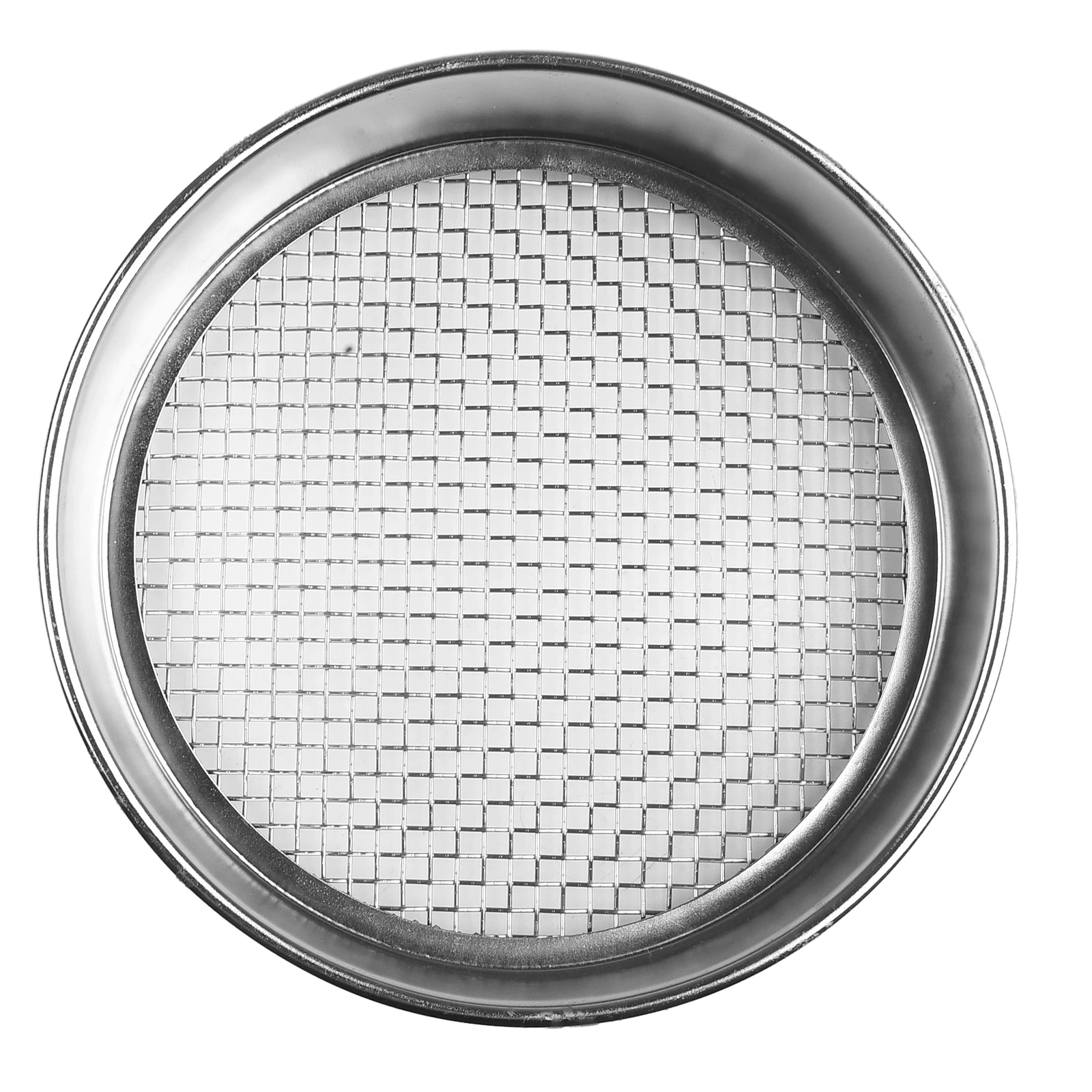 Adequate Size Chrome Wiremesh Test Sieve Designed Specifically For And Industrial Purposes With Varied Aperture Choices
