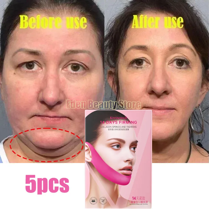 

V-Shape Firming Face-Lift Slimming Mask Removal Masseter Muscle Double Chin Face Fat Burning Anti-Aging Products New