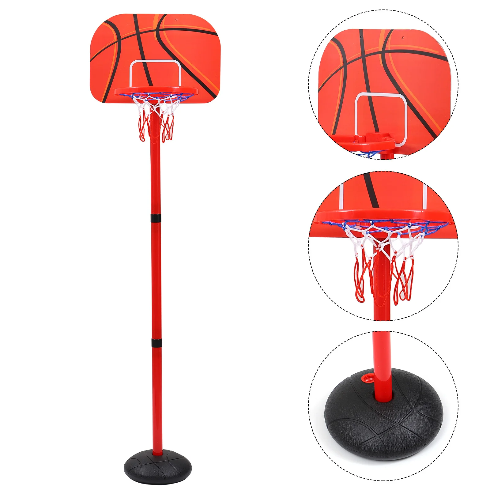 Set da Basket Regolabile per Interni, Gioco di Lancio Educativo per Bambini, Attrezzatura per Allenamento