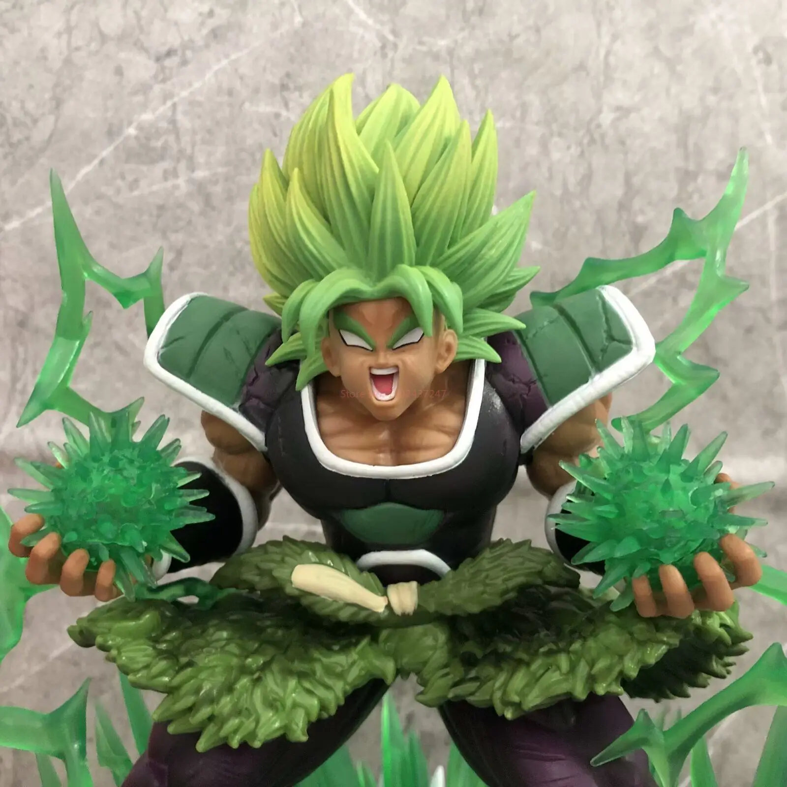 25cm Dragon Ball Furious Broli Standing Position Anime Figure Model Statue Boys Collection Desktop Decoration Ornament Toys Gift