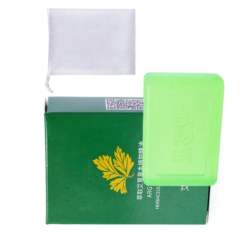 Sapone detergente per corpo con sapone all'olio essenziale artemisia naturale per donna, uomo, regalo 918D