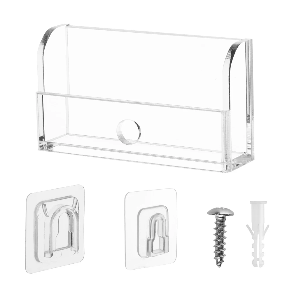 For Liftmaster Wall Mounting RC Bracket Wear Resist Garage Remote Control Rack with Screw & Hook for Car Garage Door Supplies