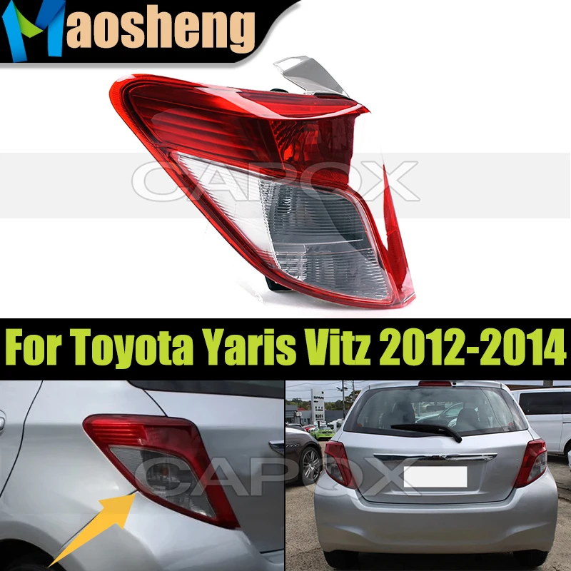 

Задний фонарь автомобиля для Toyota Yaris Vitz 2012 2013 2014, стоп-сигнал, задние фонари, задний фонарь